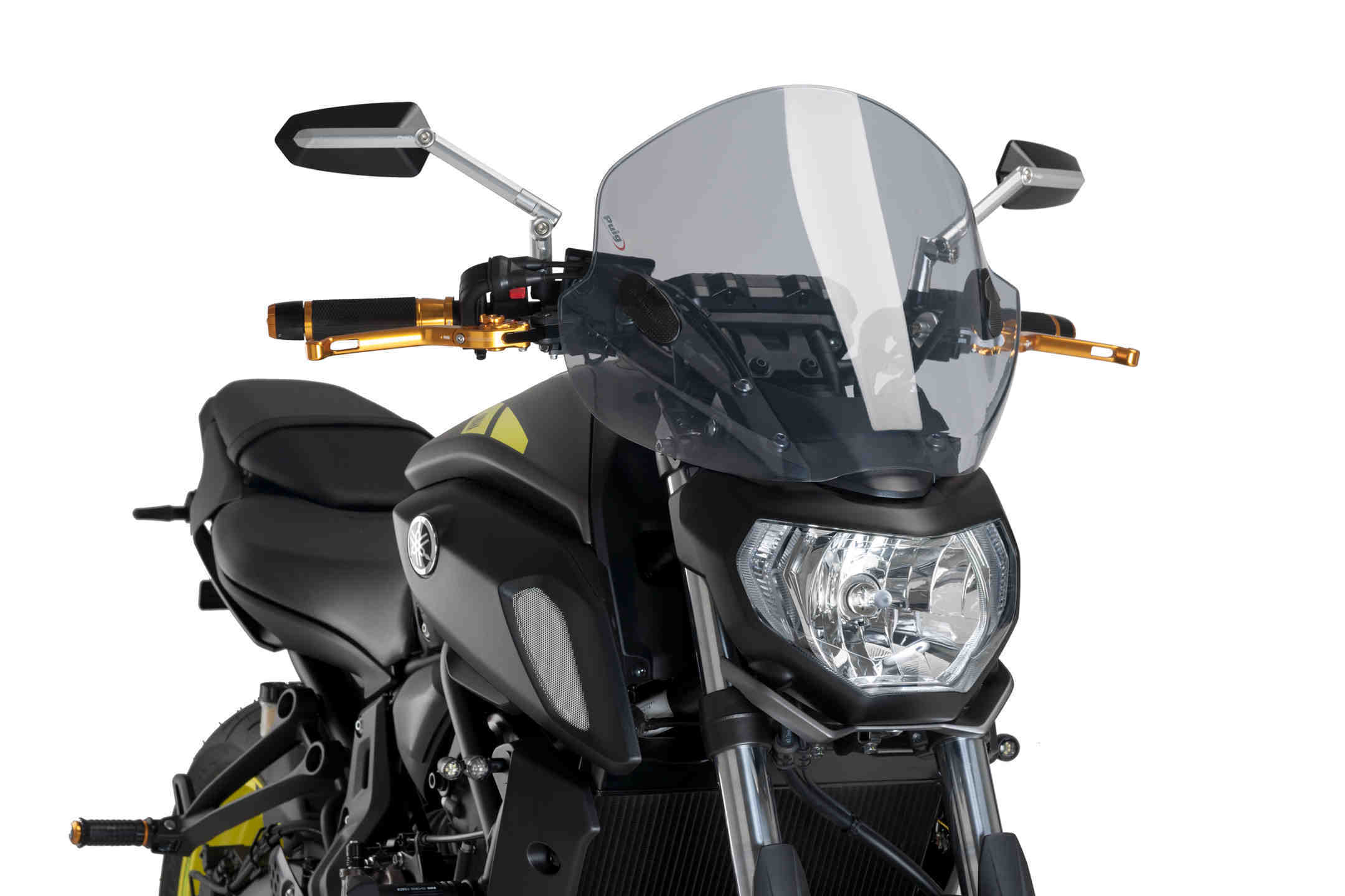 PINNKL Windabweiser Motorrad Windschutzscheibe Windschutzscheibe Universal  Für Für MT09 Für MT07 Windschutzscheibe (Farbe : Clear Gray) : :  Auto & Motorrad